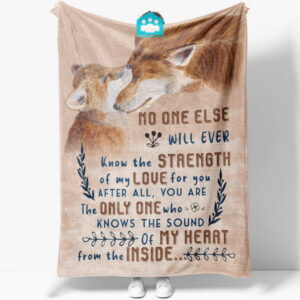 Mom and Baby Fox Blanket Gift Ideas You're the Only One